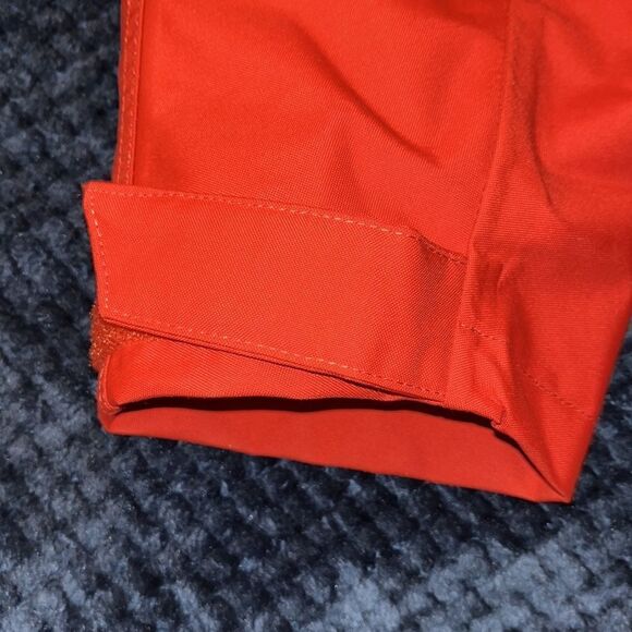 Quechua Decathalon red orange men’s hooded hiking trail waterproof jacket XL - Picture 9 of 9